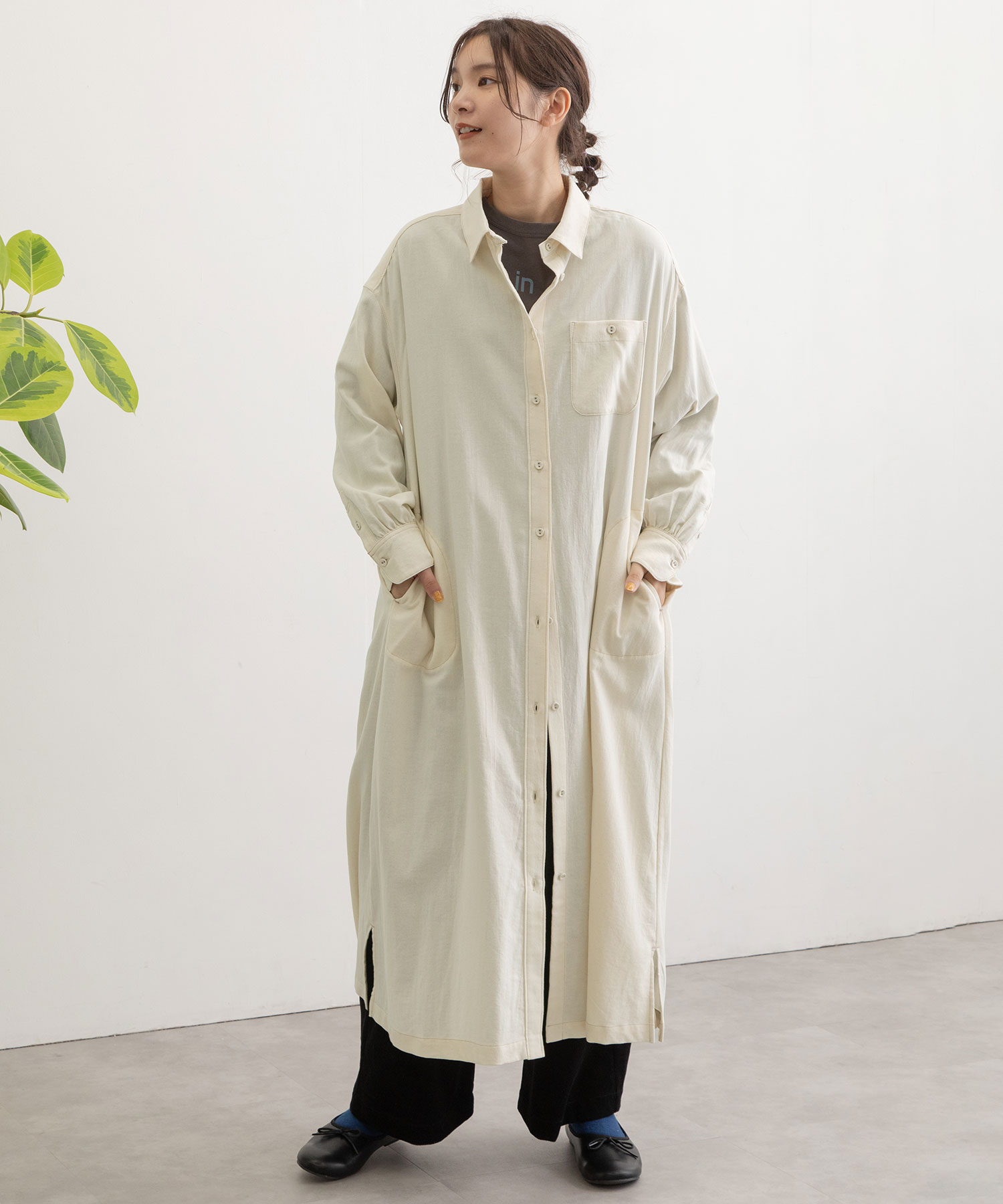 セール 30%OFF】ワークシャツワンピース(505773819