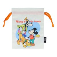 cinemacollection/シネマコレクション cinemacollection ミッキーマウス きんちゃく 巾着袋 水彩 フレンズA ディズニー サンスター文具 ポーチ キャラクター グ/505774281