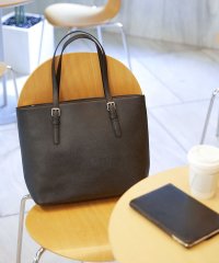 MK MICHEL KLEIN BAG/[A4サイズ対応]フェイクレザースクエアトートバッグ/505777273