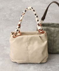 MK MICHEL KLEIN BAG/[2WAY/リボンスカーフ付き]シャイニーカラーワンハンドルバッグ/505777277