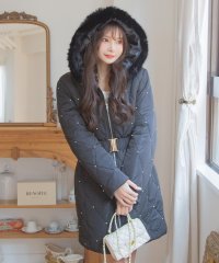 JULIA BOUTIQUE/ジュリアブティック JULIA BOUTIQUE キラキラキルティング中綿ダウン風コート/23606/505777622