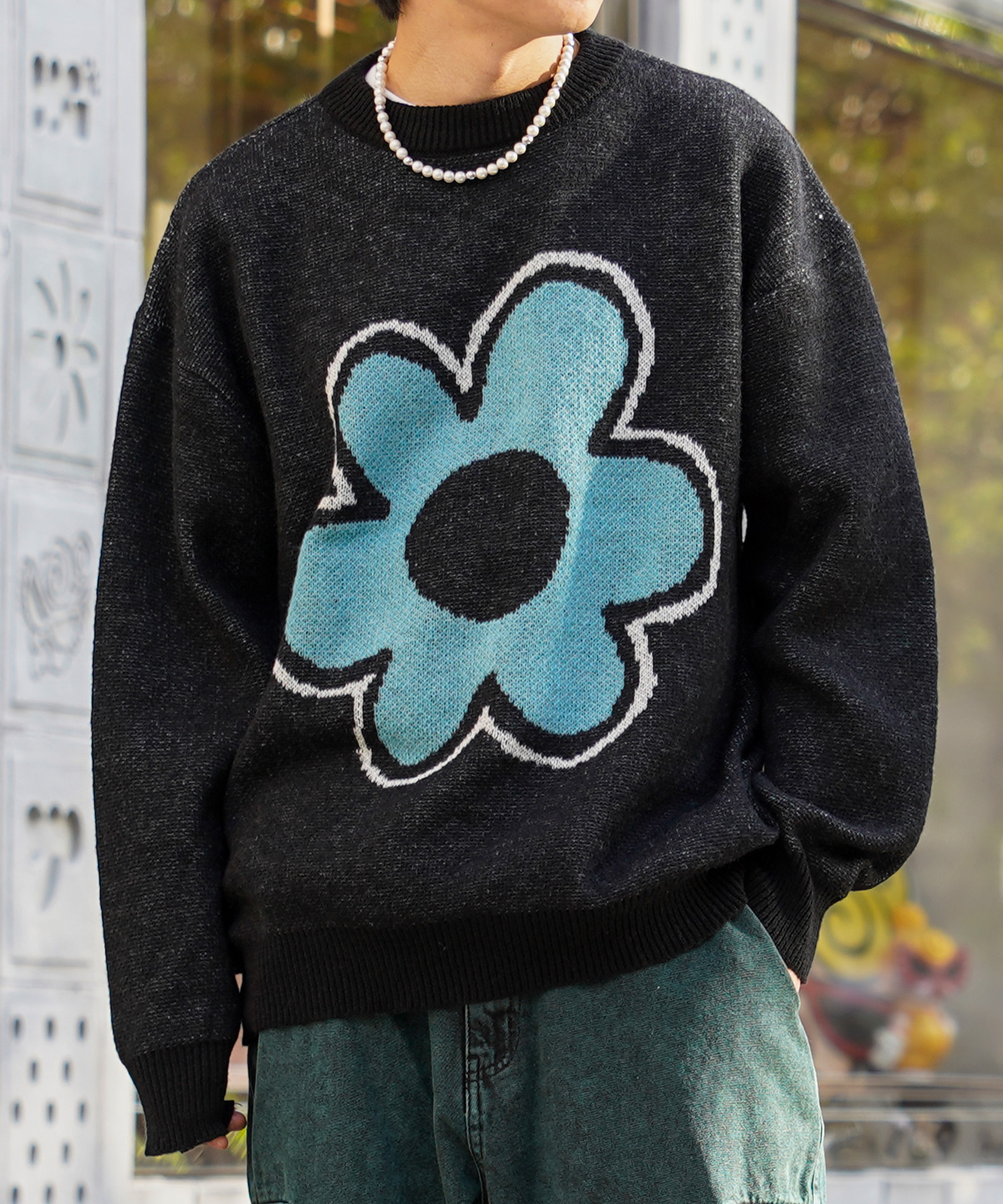 ワンフォークロージング 1111clothing ◇フラワーモチーフ