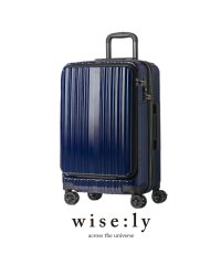 wise:ly/ワイズリー スパーク スーツケース 57L/63L 拡張 フロントオープン ストッパー Mサイズ 軽量 wise:ly 338－2451/505777967