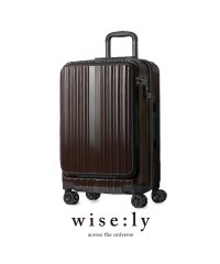 wise:ly/ワイズリー スパーク スーツケース 57L/63L 拡張 フロントオープン ストッパー Mサイズ 軽量 wise:ly 338－2451/505777967