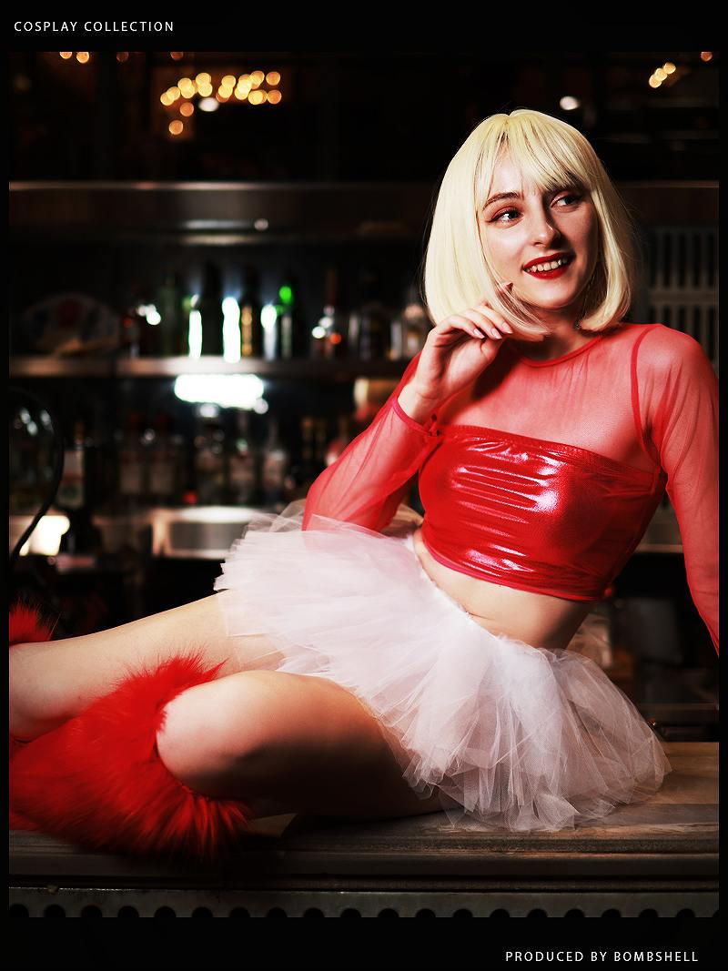 ボムシェル bombshell トップス メッシュ シースルー 長袖