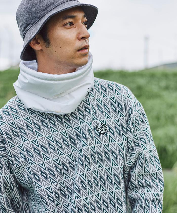 Traditional Weatherwear 2wayジャカードニット Traditional Weatherwear 2wayジャカードニット