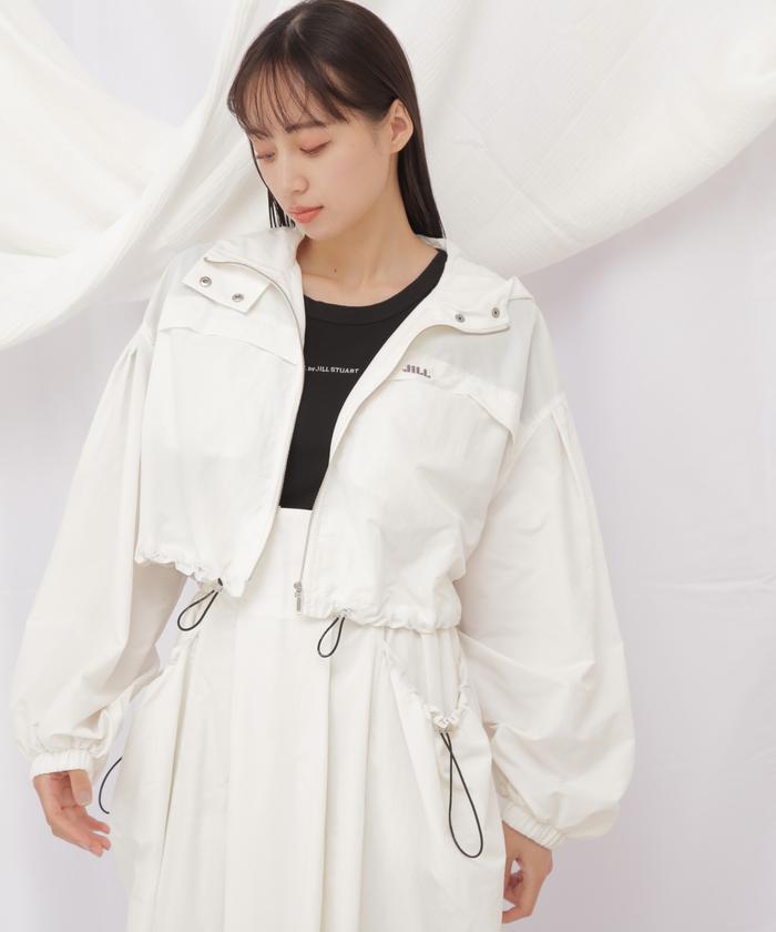 セール】◇ロゴ入りナイロンショート丈ジャケット(505776973 セール】◇ロゴ入りナイロンショート丈ジャケット(505776973