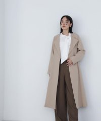 NATURAL BEAUTY BASIC/折り返しラペルノーカラーコート　24SS/505780642