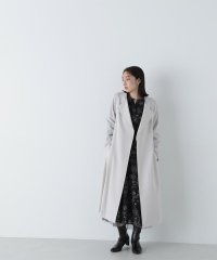 NATURAL BEAUTY BASIC/折り返しラペルノーカラーコート　24SS/505780642