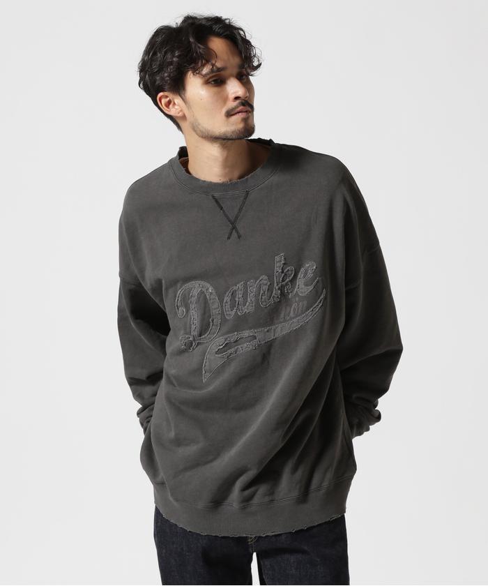 DankeSchon/ダンケシェーン/PIGMENT LA SWEAT CREWNECK/クルー