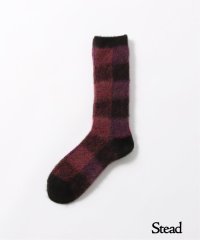 J.S Homestead/【J.S.Homestead / Stead】WJQ BLOCK CHECK SOCKS/505781048