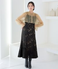 PourVous/プールヴー PourVous 袖あり&ミモレ丈パーティードレスブラウスセットお呼ばれ結婚式フォーマル ワンピース 20代 30代 40代/505781175