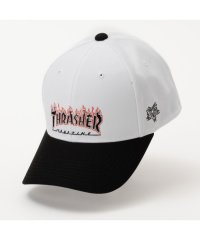 MAC HOUSE(men)/THRASHER スラッシャー ファイヤーロゴローキャップ DW1548/505781201