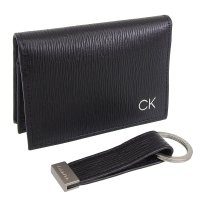 Calvin Klein/CALVIN KLEIN カルバンクライン 二つ折り カード ケース 名刺入れ キーホルダー セット レザー/505781616