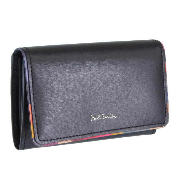 名刺入れ/カードケース/paulsmith/ポールスミス/黒/革/レザー