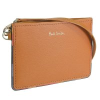 Paul Smith/PAUL SMITH ポールスミス パス カード ケース ストラップ付 レザー/505781686