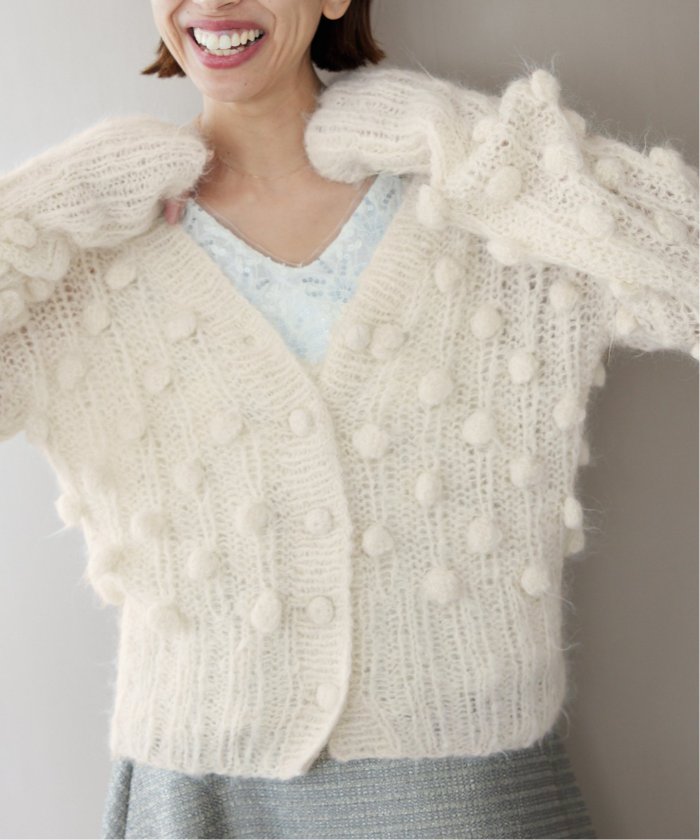 AYNI/アイニ】 TUPU PONPON CARDIGAN カーディガン(505782053