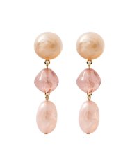 cream dot/クリームドット Cream dot. キレイ色マーブル模様のMIX3連ピアス/505782656