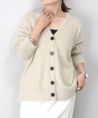 Aletta vita/アレッタ ヴィータ Aletta vita Vネックシャギーニットカーディガン/505783074