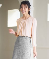 NIJYUSANKU（SMALL SIZE）/【洗える】シルキーデシン ボールチェーン カットソー/505783116