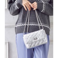 GLACIER/ハニーズ Honeys フラップショルダーバッグ 鞄 バッグ ショルダーバッグ フェイクレザー キルティング コンパクト レディース/505465016