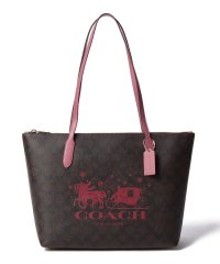 COACH/COACH コーチ CN626 トートバッグ ジップトップ PVCシグネチャー A4対応可/505763223