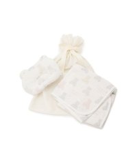 GELATO PIQUE KIDS ＆ BABY/【ラッピング済み】【BABY】ベア３重ガーゼブランケット&ピローSET/505783436