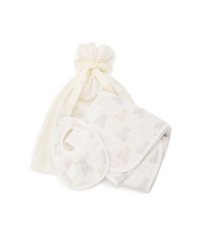 GELATO PIQUE KIDS ＆ BABY/【ラッピング済み】【BABY】ベア３重ガーゼブランケット&スタイSET/505783437