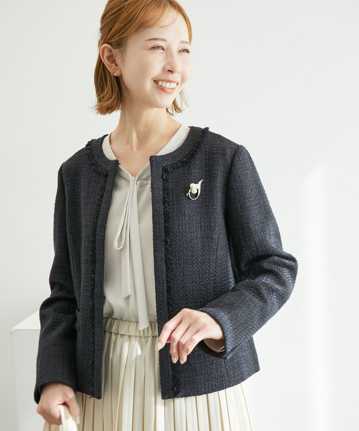 ROPE' ロペ スカート 新品 未使用 ツイード フリンジ 入学式 卒業式 ROPE' ロペ スカート 新品 未使用 ツイード フリンジ 入学式