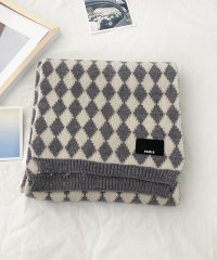 HOOK/フック HOOK 【HOOK】ハーリキンチェック柄リバーシブル マフラー/505784701