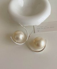 ARGO TOKYO/『G10』Pearl Circle Earring 26164 パールサークルイヤリング　ゴールドコーテイング　シルバーアクセサリー　ゴールドコーテイングアクセ/505785212