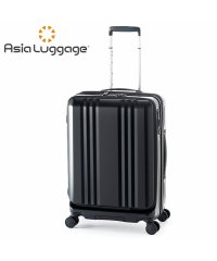 ASIA LUGGAGE/アジア・ラゲージ Asia Luggage アジアラゲージ スーツケース Mサイズ 55L フロントオープン ストッパー付き 軽量 拡張 中型 デカかるEdge/505786295