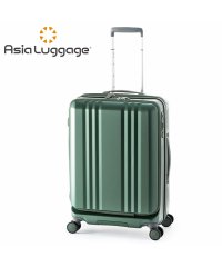 ASIA LUGGAGE/アジアラゲージ デカかるEdge スーツケース Mサイズ 55L 65L フロントオープン ストッパー付き 拡張 軽量 ALI－077－22FW/505786295