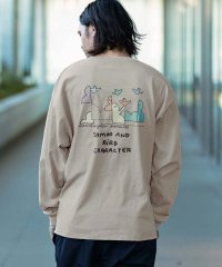 Mark Gonzales/MARK GONZALES ARTWORK COLLECTION(マーク ゴンザレス)バックプリントロングTシャツ/5type/4colors/505786348