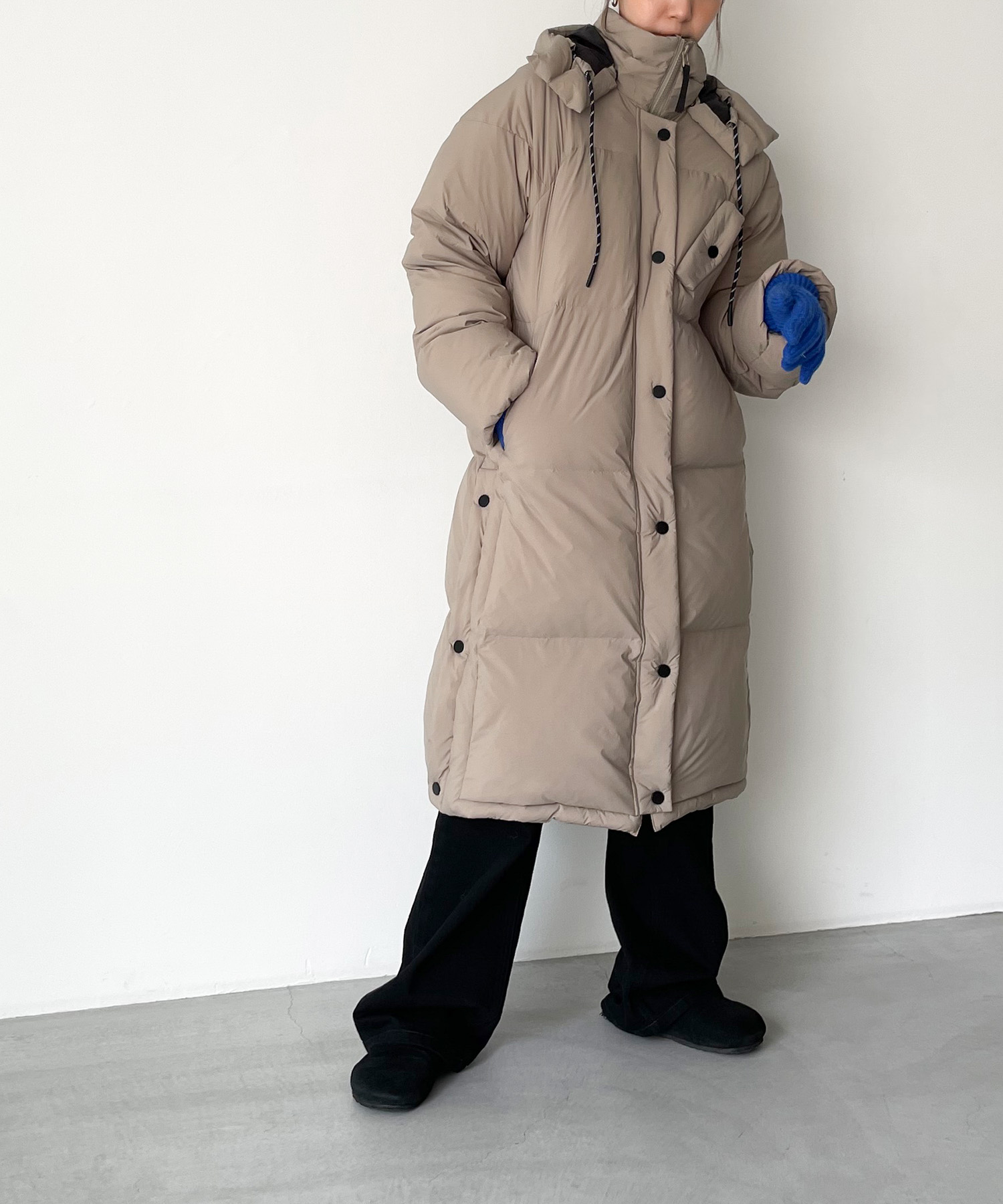 ユニセックス】RCW BLUE LABEL(ブルーレーベル)パーカーダウンコート