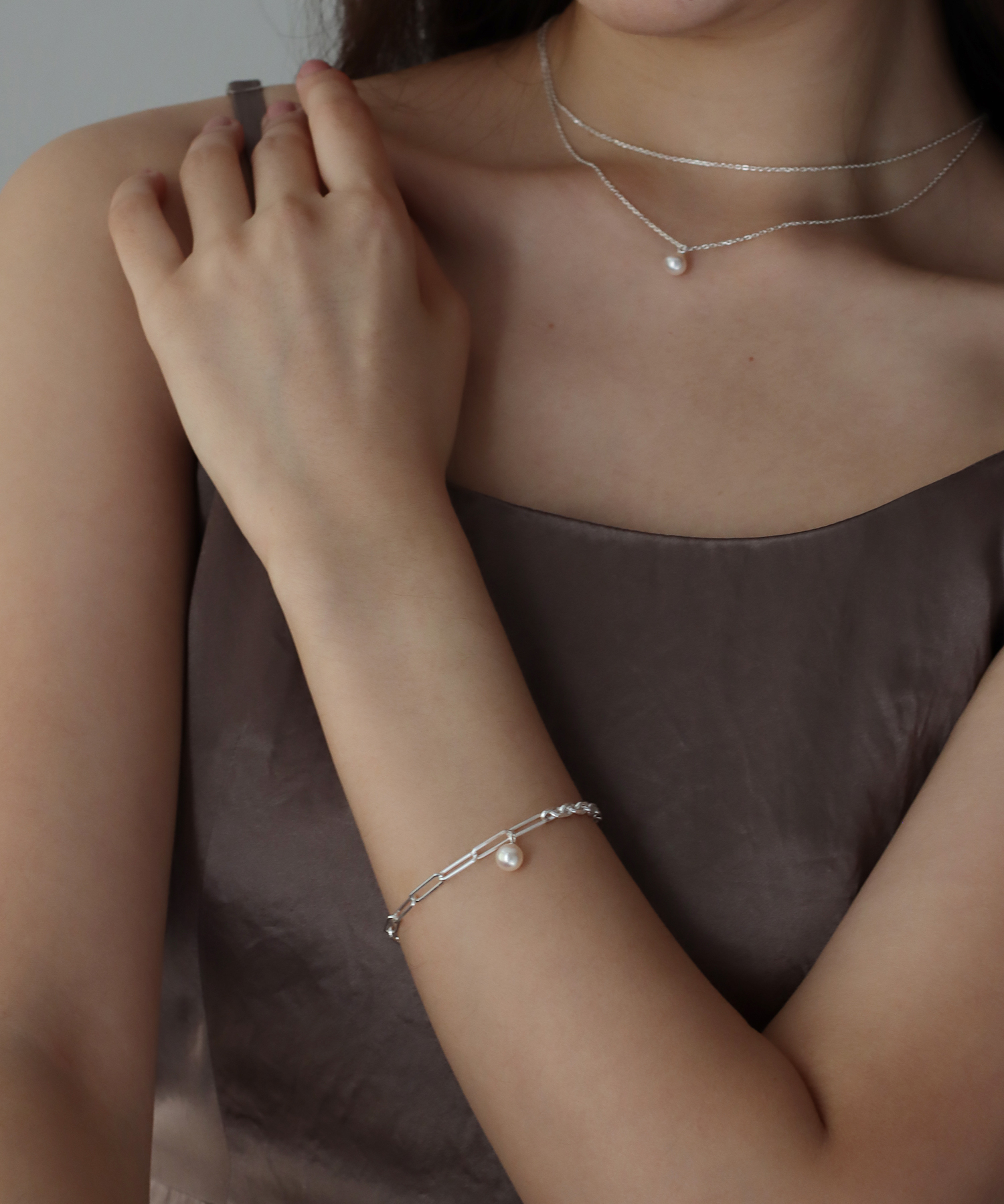 【国内即発】≪in 2 design≫ バロックパール ブレスレット 国内即発】≪in 2 design≫ バロックパール ブレスレット