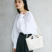 TOPKAPI TREASURE/トプカピ TOPKAPI ソフトシュリンク テープハンドル ショルダー付きミニ トート バッグ/505790671