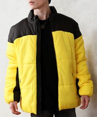 TopIsm/トップイズム TopIsm 中綿ジャケット メンズ スタンドフルジップ 配色切替 デュスポ素材 無地 撥水 防水 フェイクダウンジャケット 男女兼用 ストリート/505790831