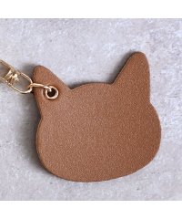 exrevo/キーホルダー 猫 革 バッグチャーム 大人可愛い 猫グッズ 雑貨 プレゼント 猫好き キーリング おしゃれ かわいい ゴールド 黒猫 白猫 茶トラ サバトラ 牛/505790897