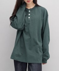 Goodwear/Goodwear グッドウェア USAコットン ヘンリーネック ロングスリーブTシャツ ロンT 長袖 レギュラーシルエット ボタンtシャツ/504374475