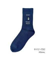 DISNEY/ディズニー Disney 福助 公式 靴下 レディース Disney (ディズニー) 片面刺繍 ミッキーマウス クルー丈 300ー2302子供 フクスケ fuk/505277157