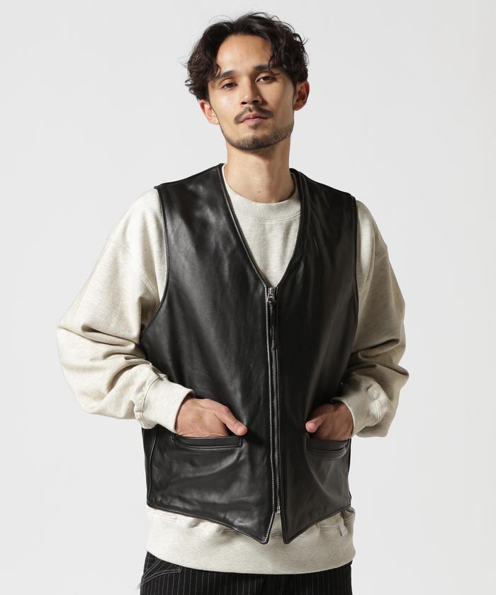 193V LEATHER VEST/レザーベスト(505791418) | ショット(Schott 193V LEATHER VEST/レザーベスト(505791418) | ショット(Schott