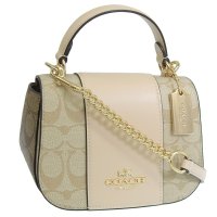 COACH/COACH コーチ LYSA TOP HANDLE ライサ シグネチャー 斜めがけ ショルダー バッグ ハンド バッグ 2WAY/505791634