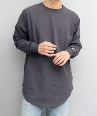 Goodwear/グッドウェア USAコットン ロング丈 ロングスリーブTシャツ ロンT 長袖 ラウンドカット レギュラーロングシルエット 裾長/505791714