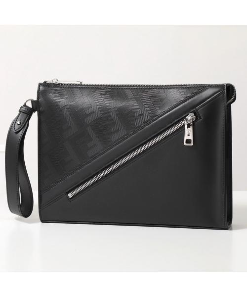 (美品)Fendi ロゴパターン クラッチバッグ セール】フェンディ FENDI FENDI クラッチバッグ 7VA491 AQW1 FF