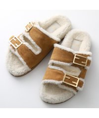 FENDI/フェンディ FENDI FENDI フラットサンダル 8X8327 TK6 スウェード ボア/505792315