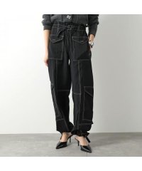 GANNI/GANNI カーゴパンツ Light Slub High Waist Pocket Pants/505792400