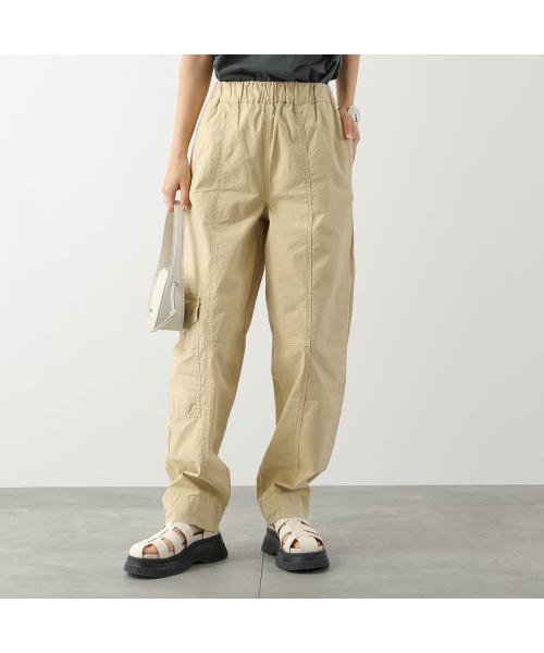 GANNI / ガニー イエロー パンツ ハイウエスト ポケット 【公式