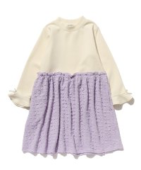 SHOO・LA・RUE(Kids) /【110－140cm】カットエンボスドッキングワンピース/505792497