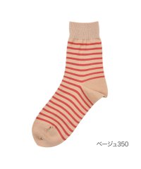 dotfukuske/ドットフクスケ .fukusuke 福助 公式 .fukuske トラッドシリーズ : 無地 ボーダー トラッド クルー丈 靴下 00W3J114/505792621
